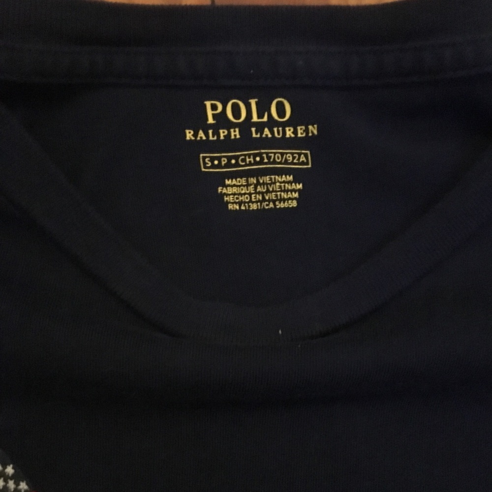 Navy Ralph Lauren Tee - Picture 3 of 4
